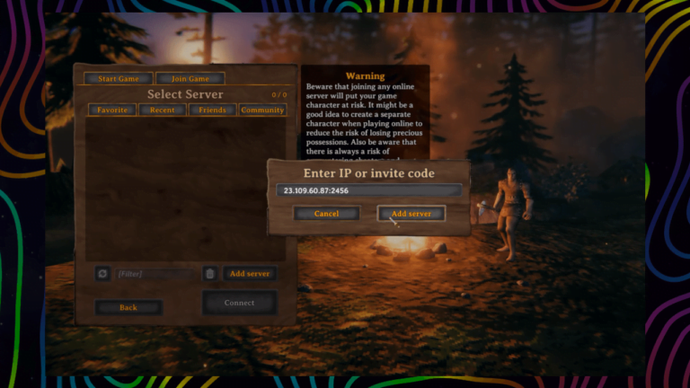 Connect to Valheim Server with IP