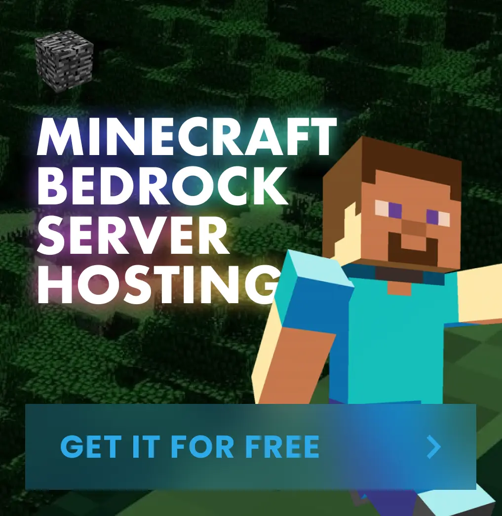 Get Minecraft Bedrock server hosting for free