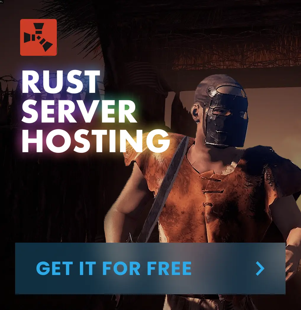 Get Rust server hosting for free